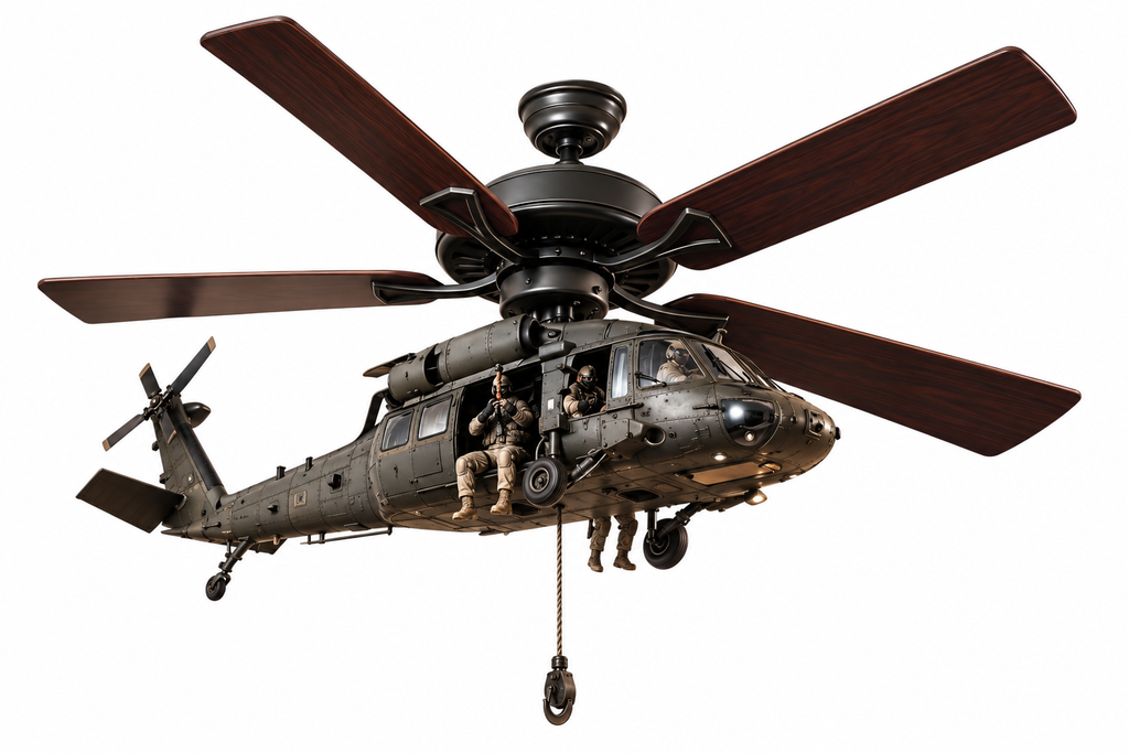 Air1776™ Liberty Edition – Military Helicopter Ceiling Fan