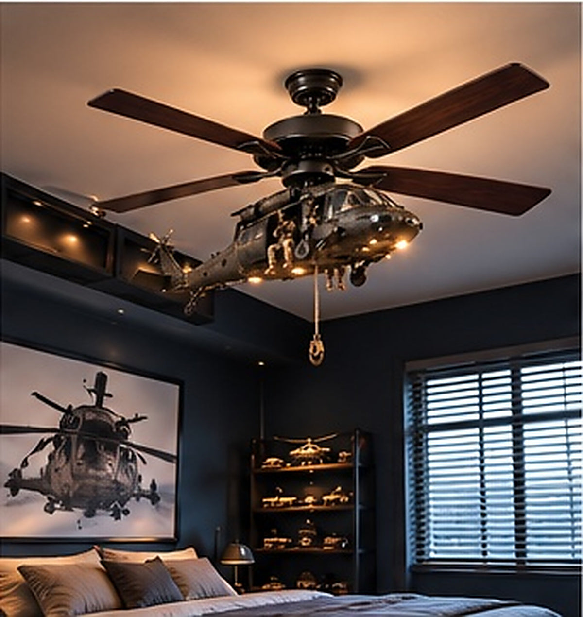 Air1776™ Liberty Edition – Military Helicopter Ceiling Fan