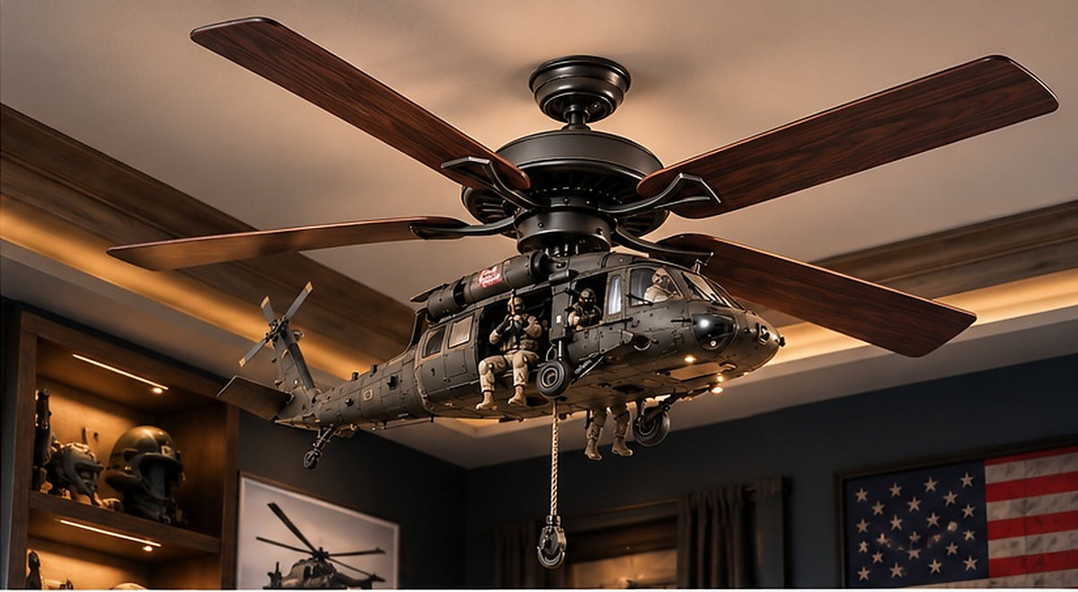 Air1776™ Liberty Edition – Military Helicopter Ceiling Fan